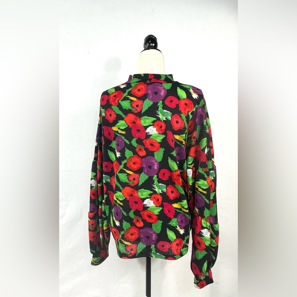Zara Basic Collection Poppies Top Size Large - image 8